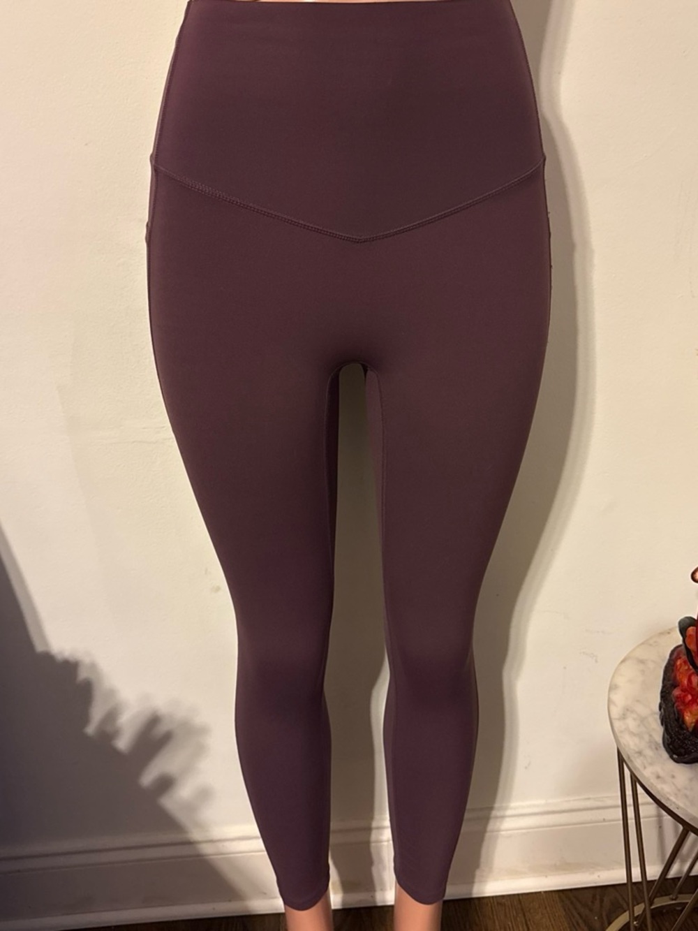 HALARA High-Waist Plum Performance Leggings